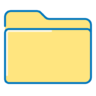 Zip, folder, archive Icon