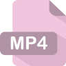 Icona Mp4, filetype, tipi di file