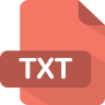 Icona Txt, filetype, tipi di file