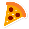 Pizza, Lebensmittel Symbol