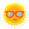 Sonnenschein, Wetter Symbol