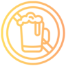 Verbotenes Getränk
, Bier, trinken Symbol