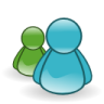 Icono Messenger, msn, usuarios