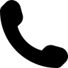 Telefon, rufen, aurikulotherapie, symbol, in, schwarz Symbol