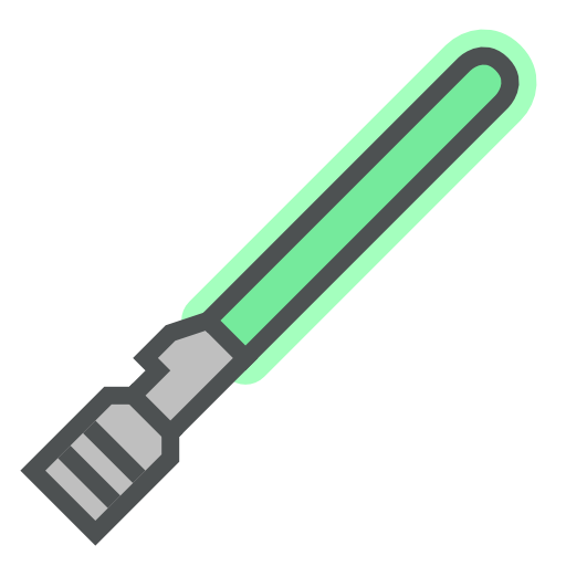 Icono ligthsaber, star wars