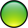 Button, blank, green Icon