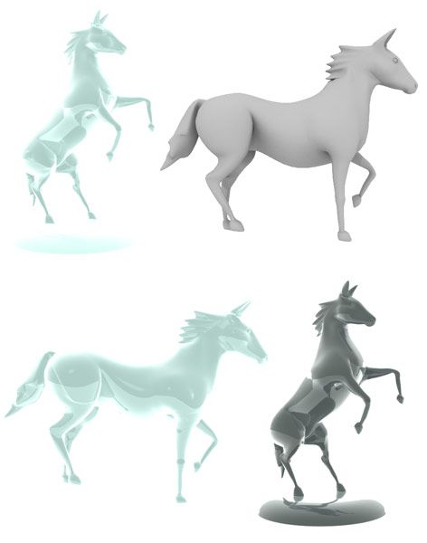 Pferd 3d model