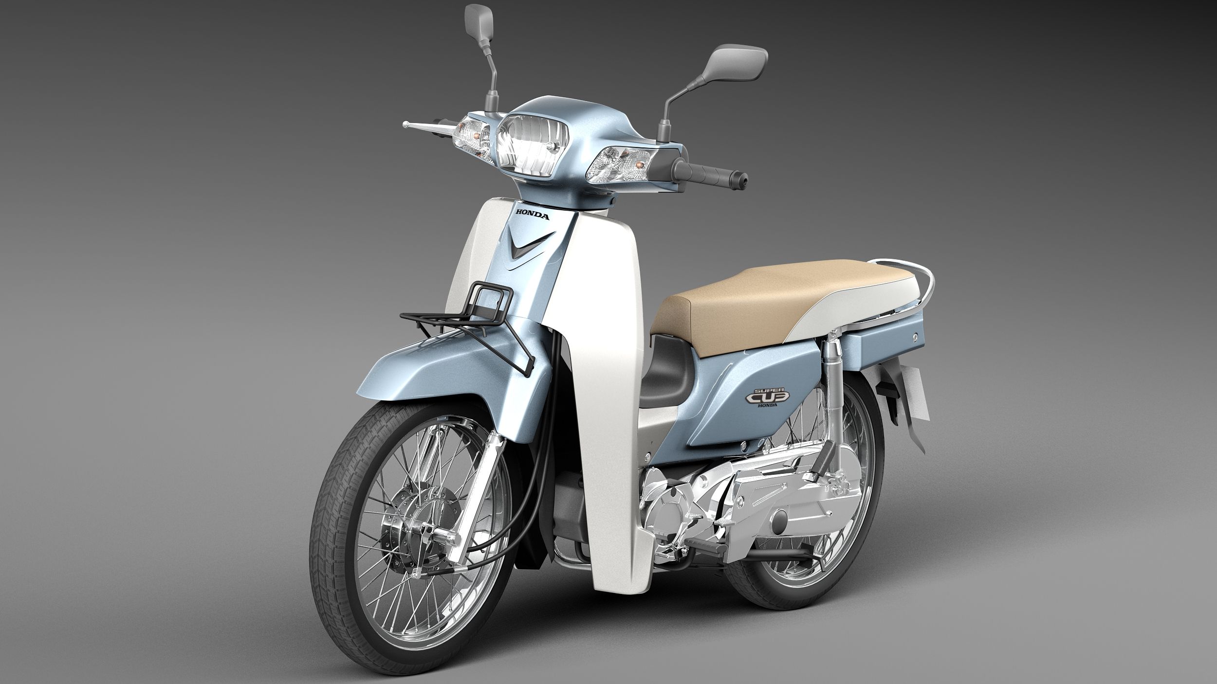 Honda Super Cub 2013 3d model