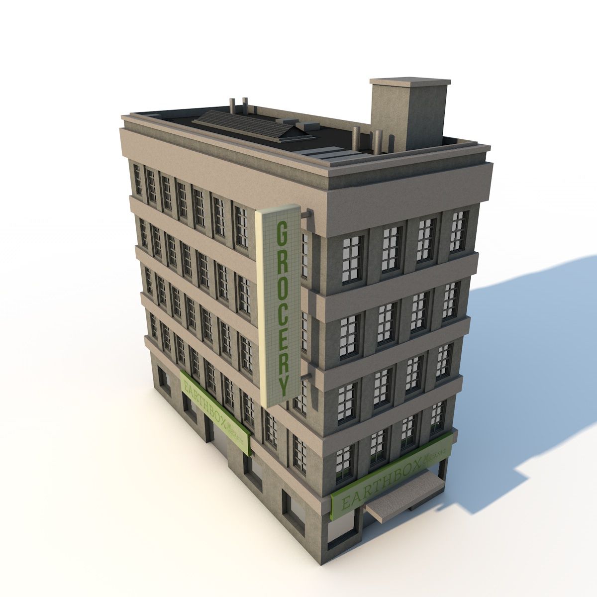 Bürogebäude 3d model