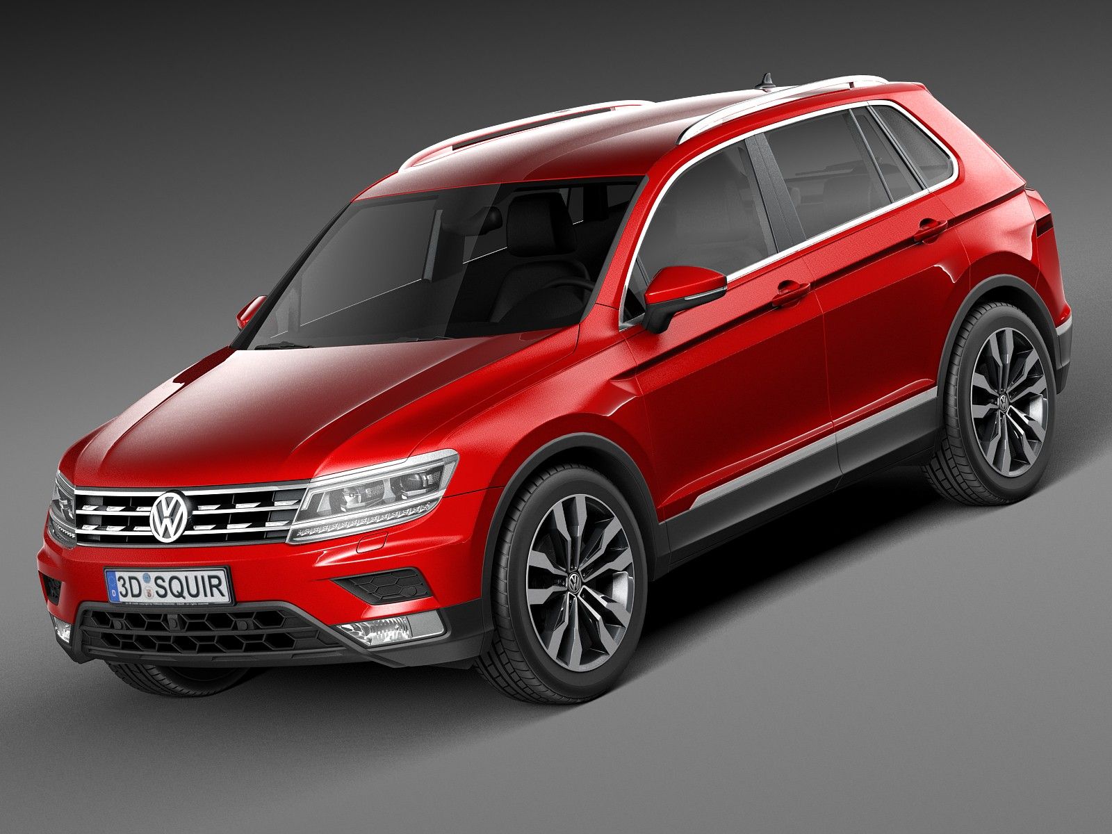 Volkswagen Tiguan 2017 3d model