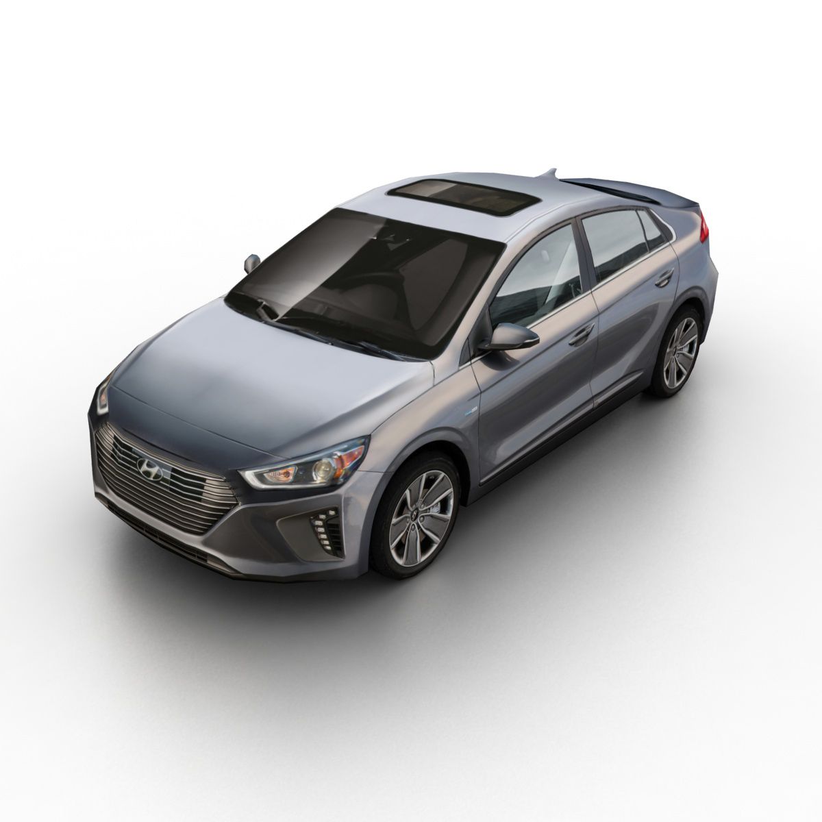 Hyundai Ioniq Hybrid 2017 3d model