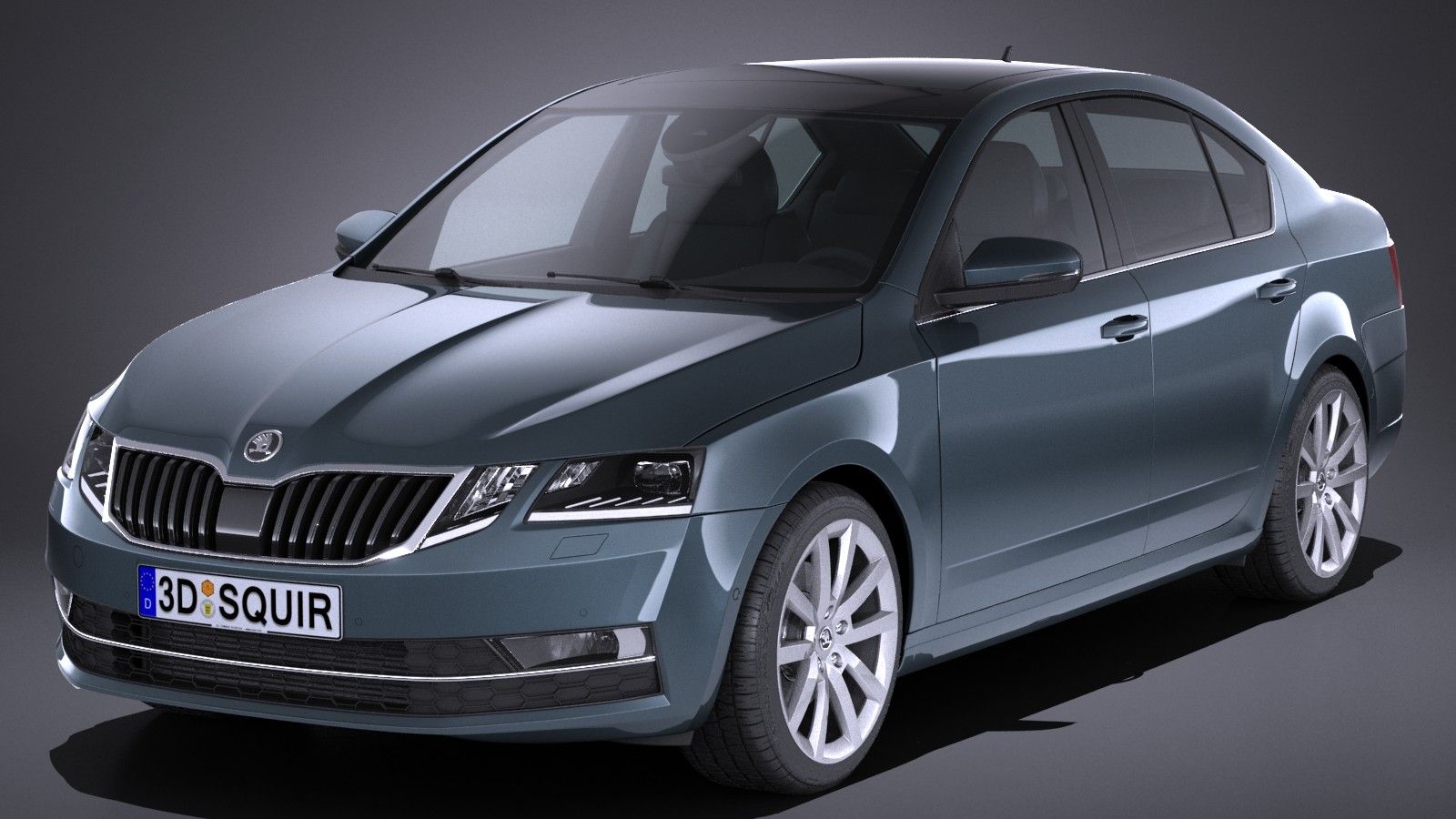 Skoda Octavia 2017 3d model