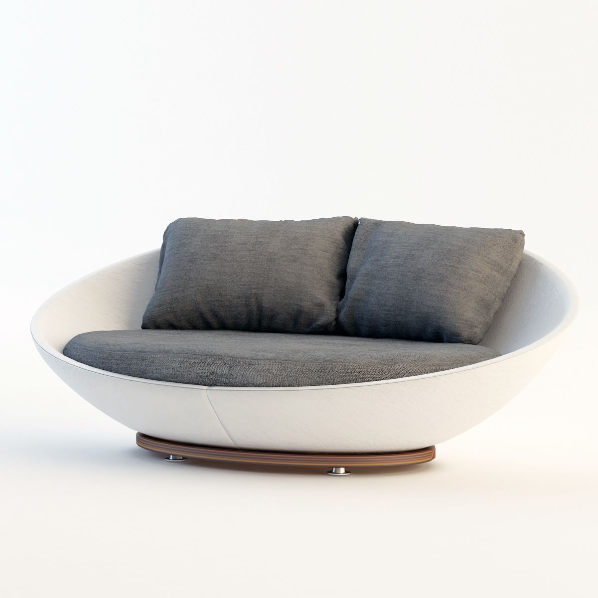 Rundes Sofa 3d model