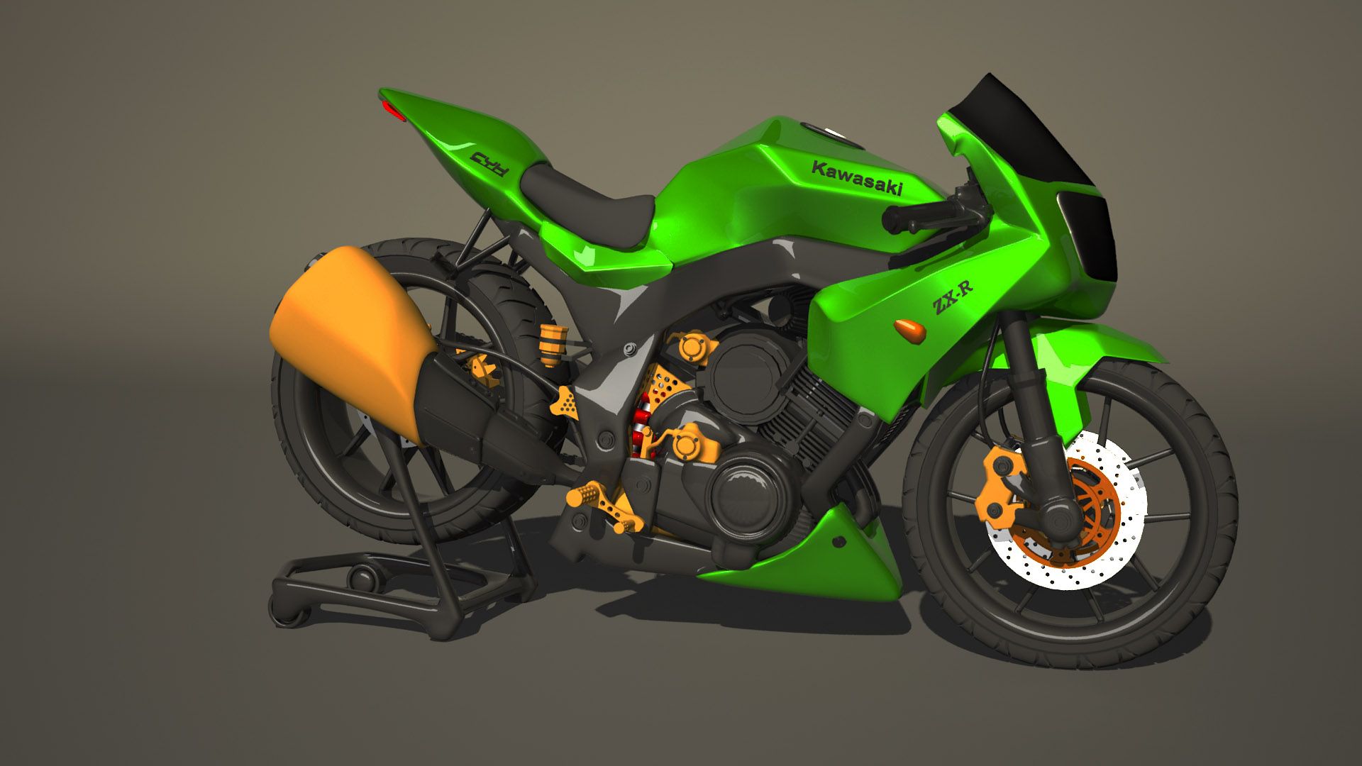 Kawasaki Ninja 3d model