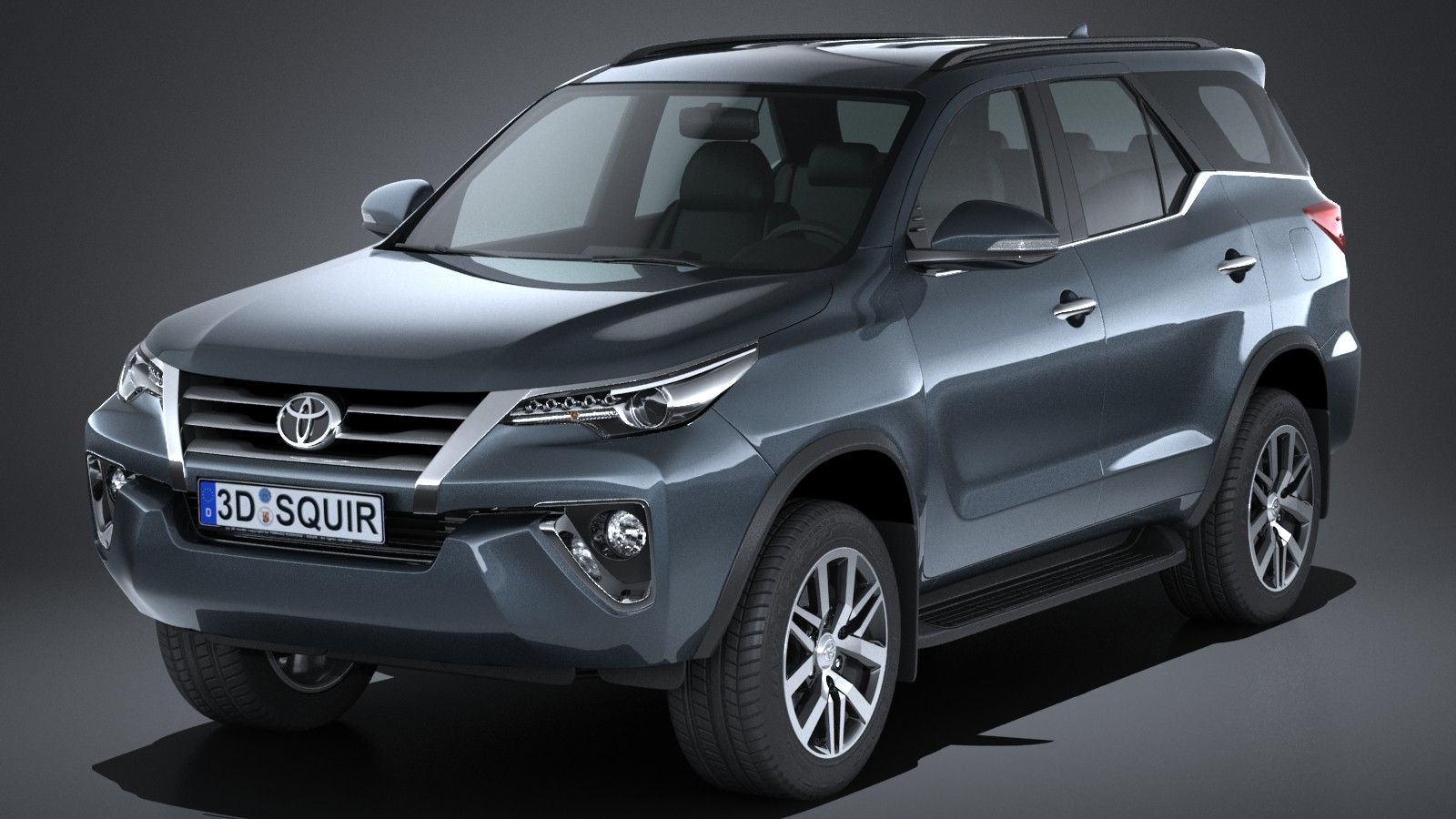 Toyota Fortuner 2017 3d model