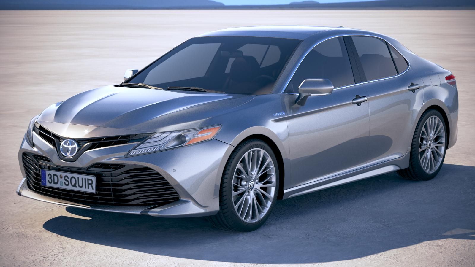 Toyota Camry SE Hybrid 2018 3d model