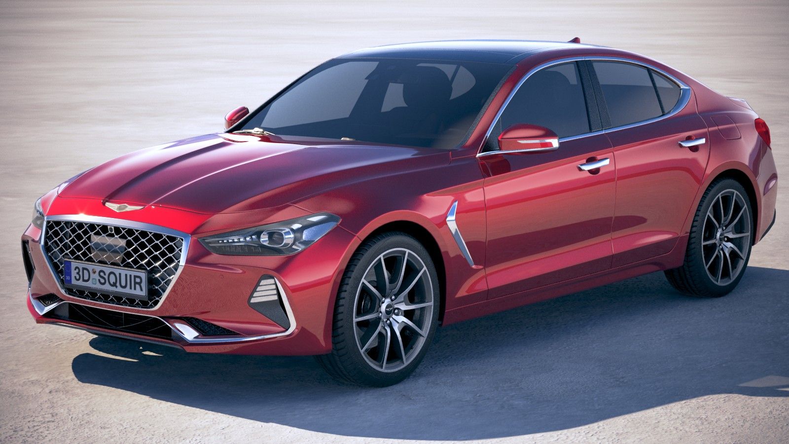 Genesis G70 2018 3d model