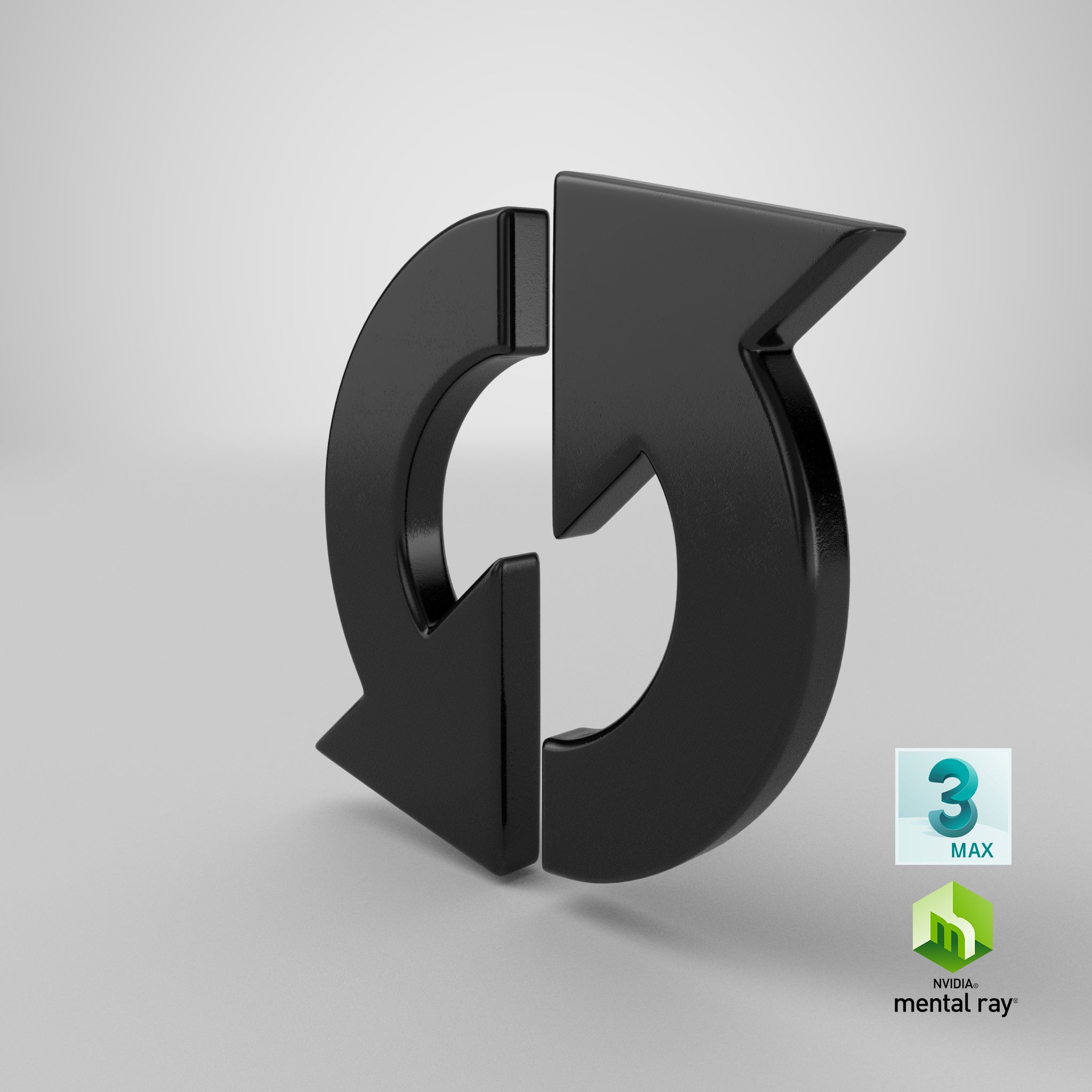 Icon neu laden royalty-free 3d model - Preview no. 28