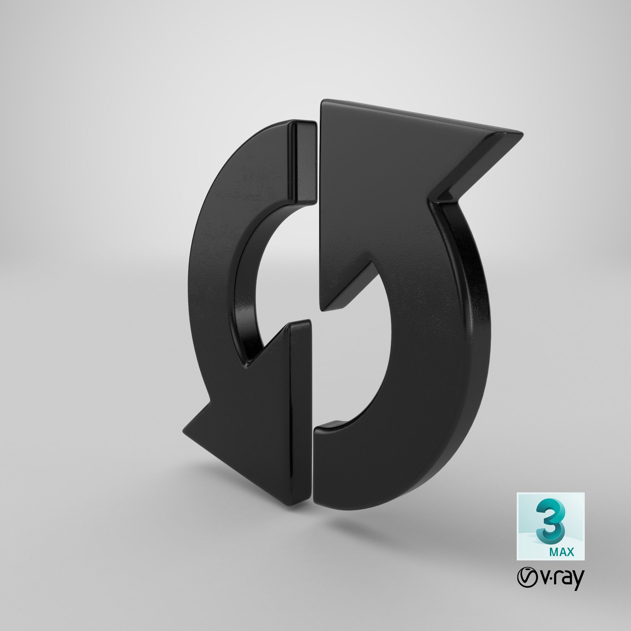 Icon neu laden royalty-free 3d model - Preview no. 27