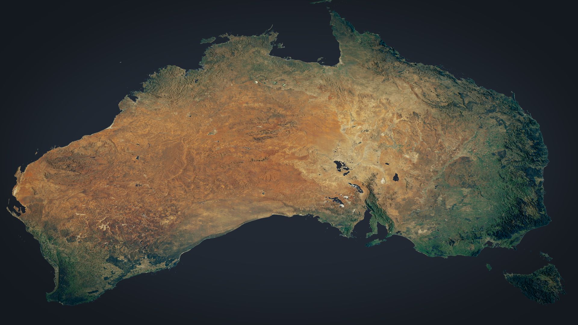 Australia Continent Photorealistic 22K 3D Model $199 - .3ds .blend .dae ...