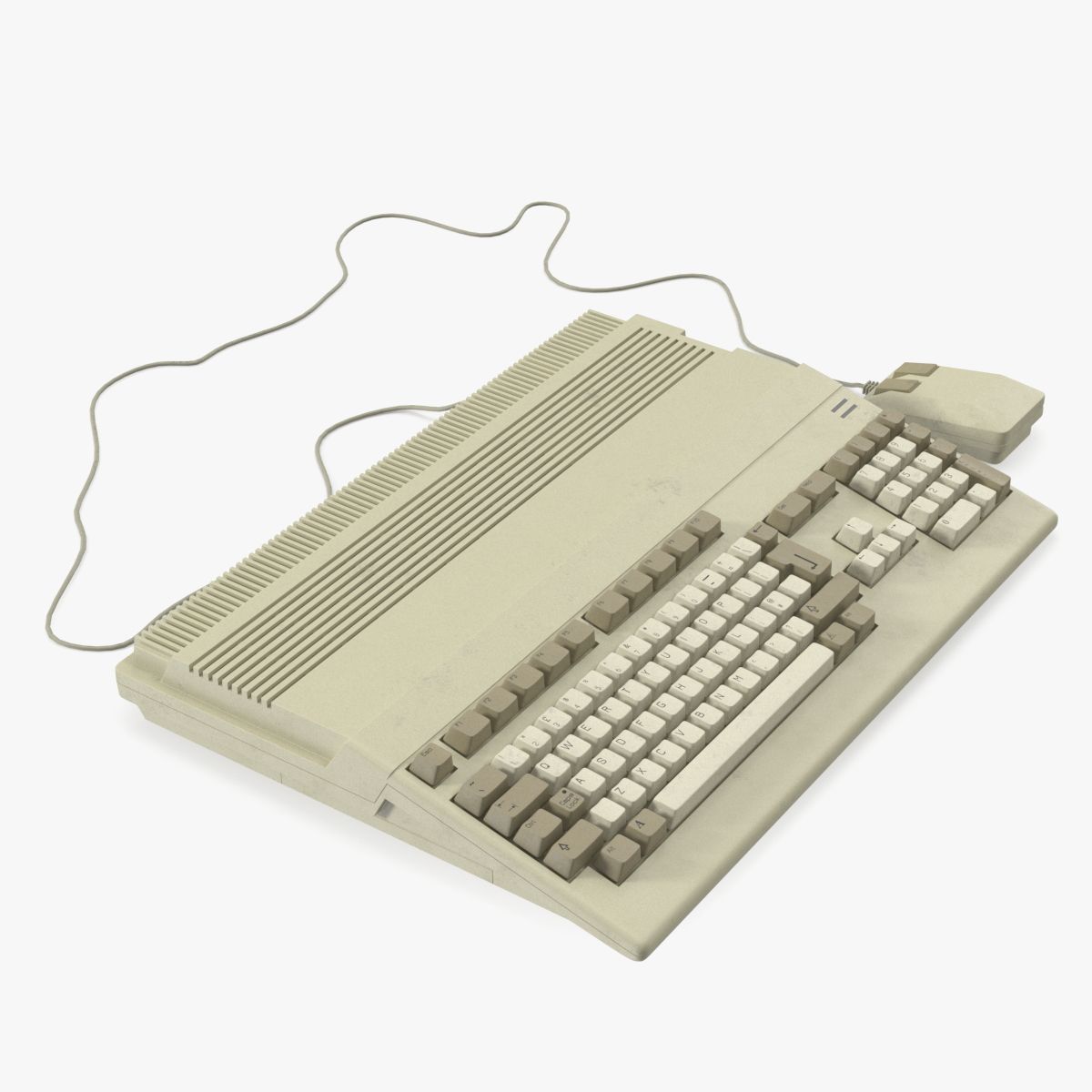 Alte Heimcomputertastatur 3d model