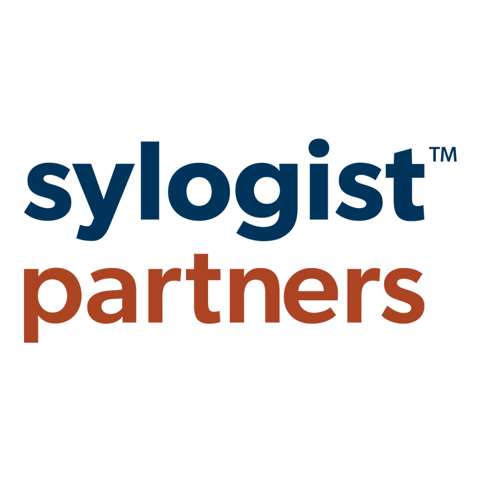 Sylogist Partners logo in blue and orange