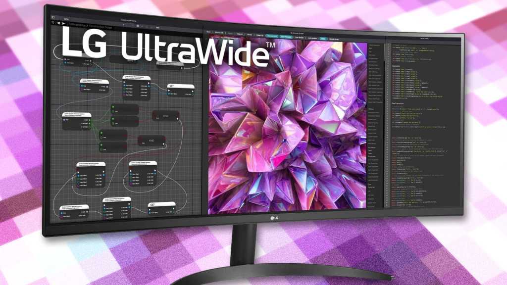 lg ultrawide monitor header