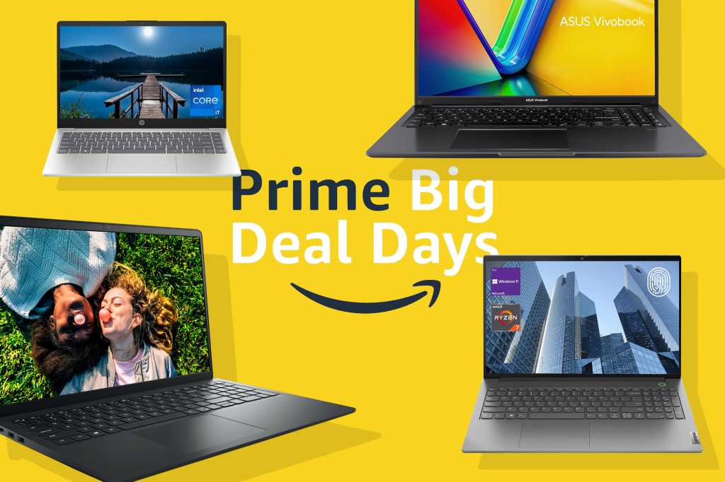 October Prime Day 2024 laptop deals hero image