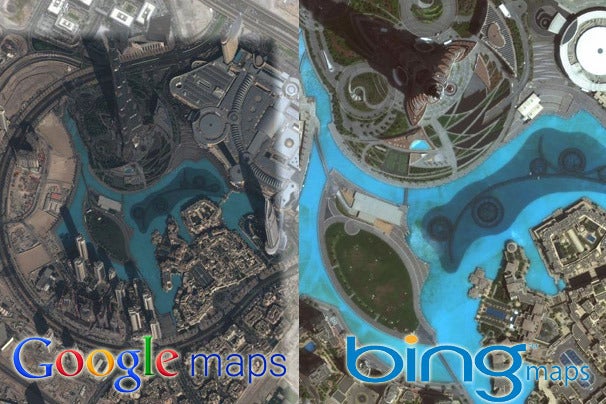 Bing Maps Satellite View - World Map