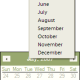 QuickMonth Calendar