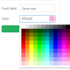 JavaScript Webix Colorpicker