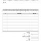 Blank Service Invoicing Template