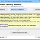Remove PDF Password Security