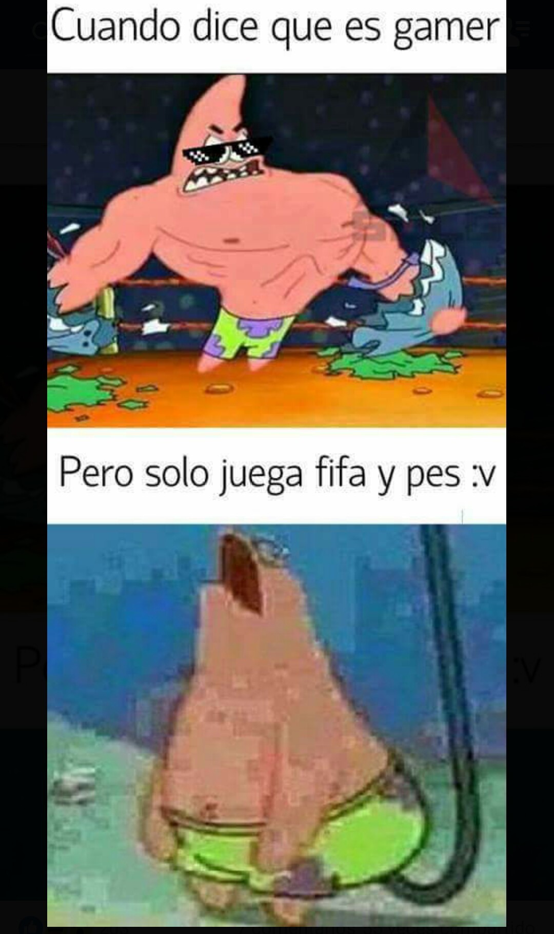 Los Que Juegan Fifa O Pes No Son Gamers Meme By SebasCR Memedroid