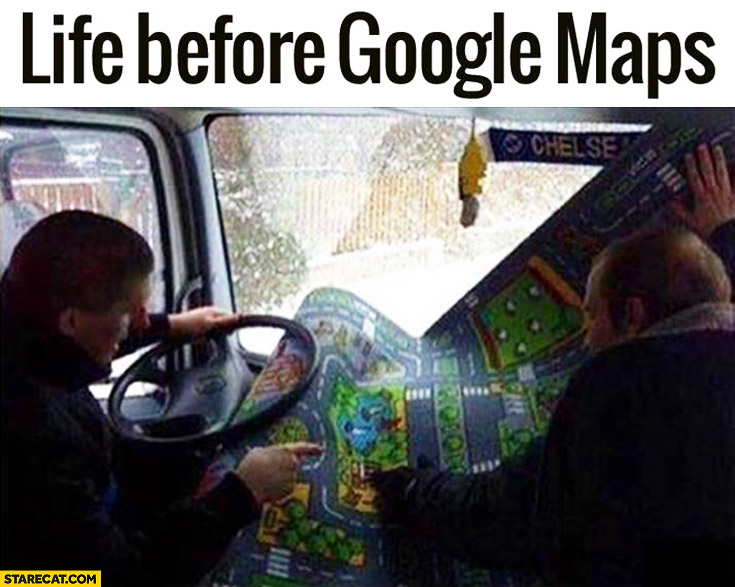 Life before Google Maps toy carpet map