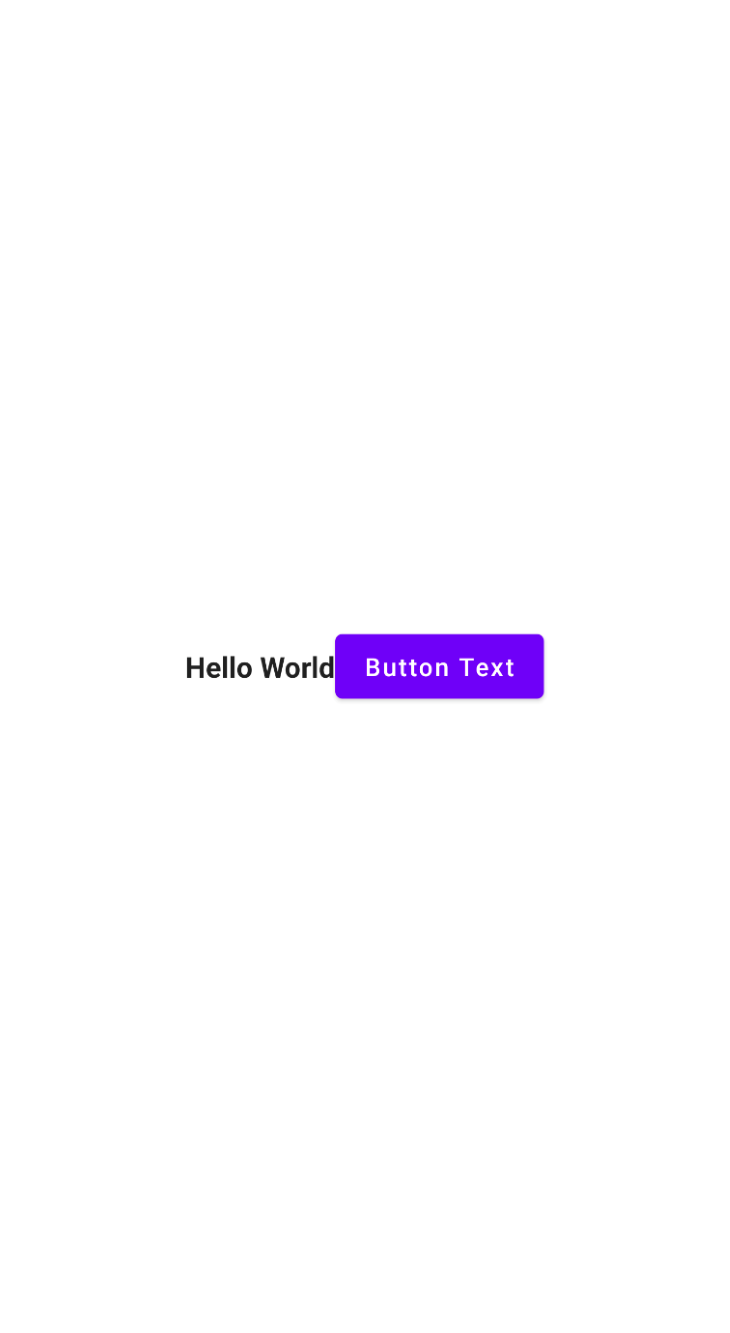 Horizontal Button Text Example