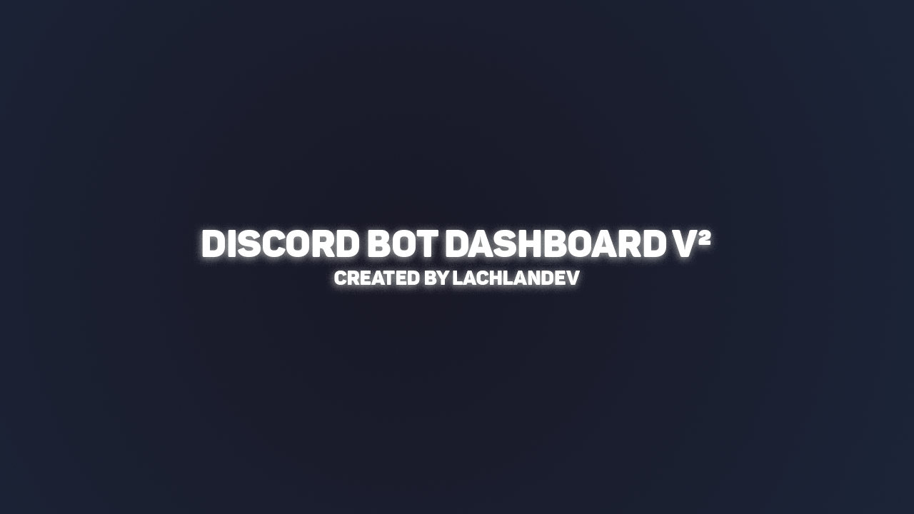 Discord-BOT-Dashboard-V2