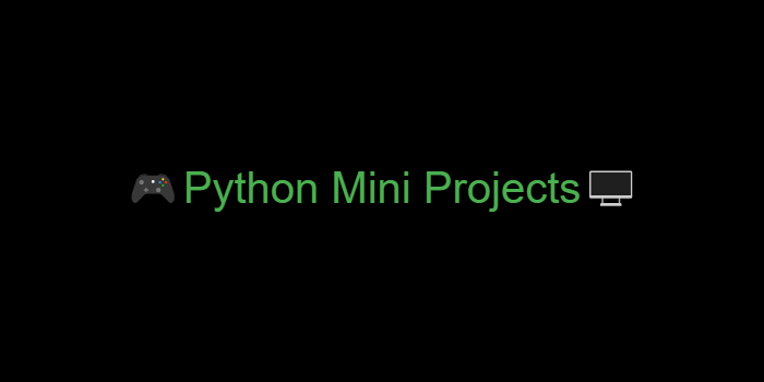 Python-Mini-Projects