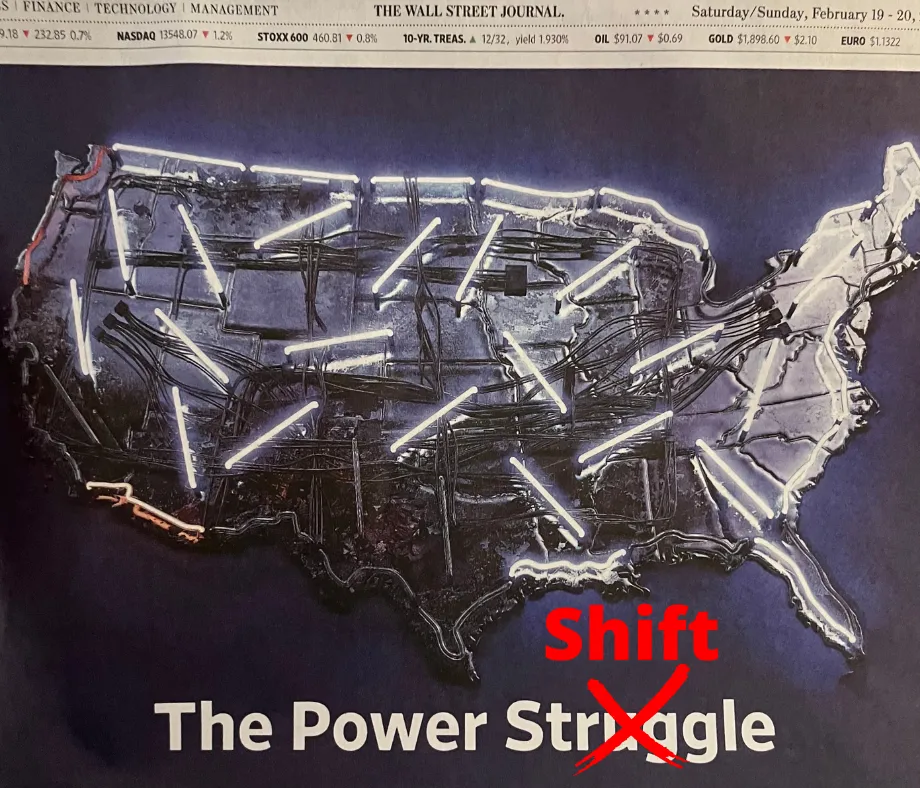 WSJ - The Power Shift