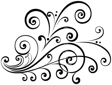 Fancy scroll clip art free clipart images 2