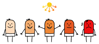 Sunburn clipart free images 3