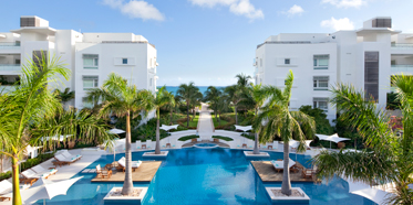 Infinity Edged 7000 Square Foot Pool at Wymara Resort and Villas, Turks and Caicos