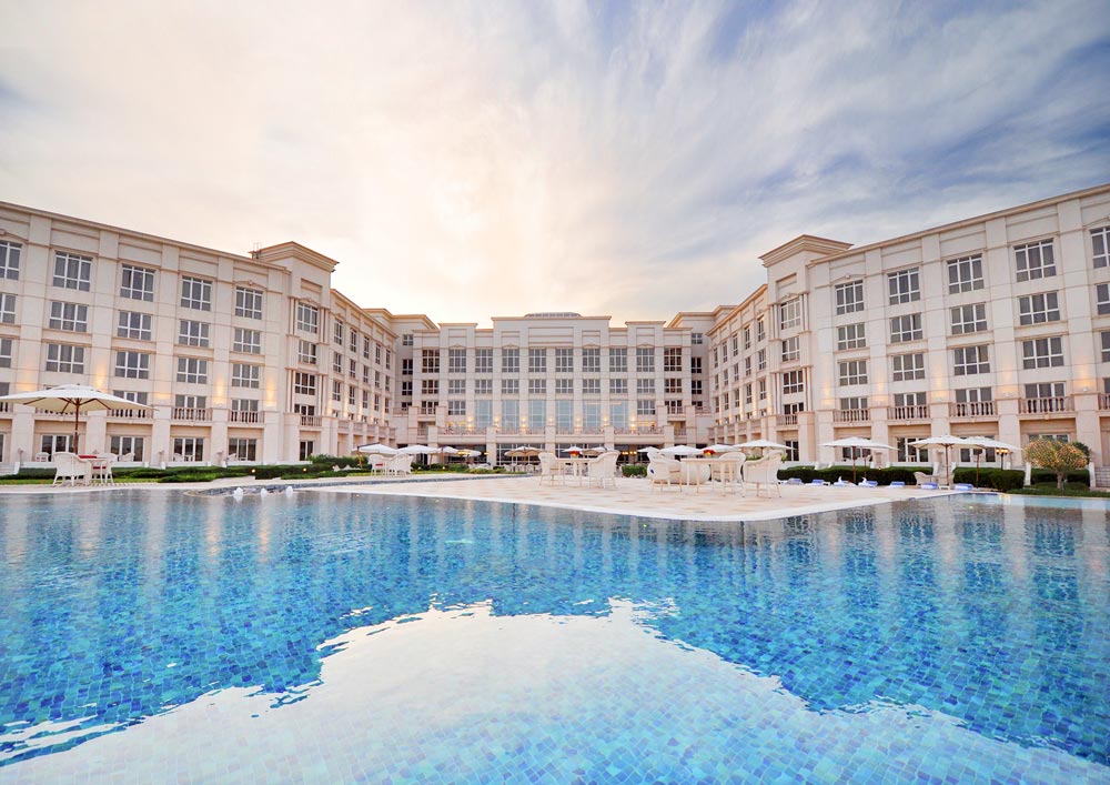 Pool and Exterior of The Regency Hotel Kuwait