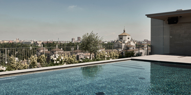 Outdoor Pool at Hotel VIU Milan, Italy