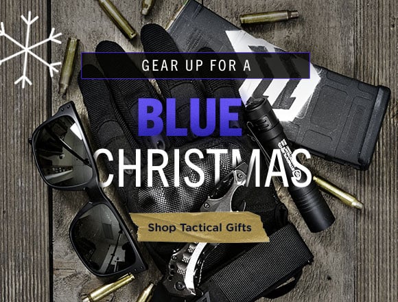 Gear up for a blue christmas. Shop Tactical Gifts