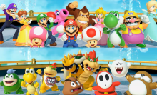 Character roster in Super Mario Party Jamboree