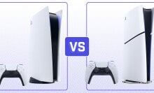 PS5 Slim vs. PS5 visualization