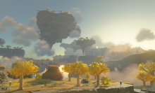 Zelda Tears of the Kingdom sky island screenshot