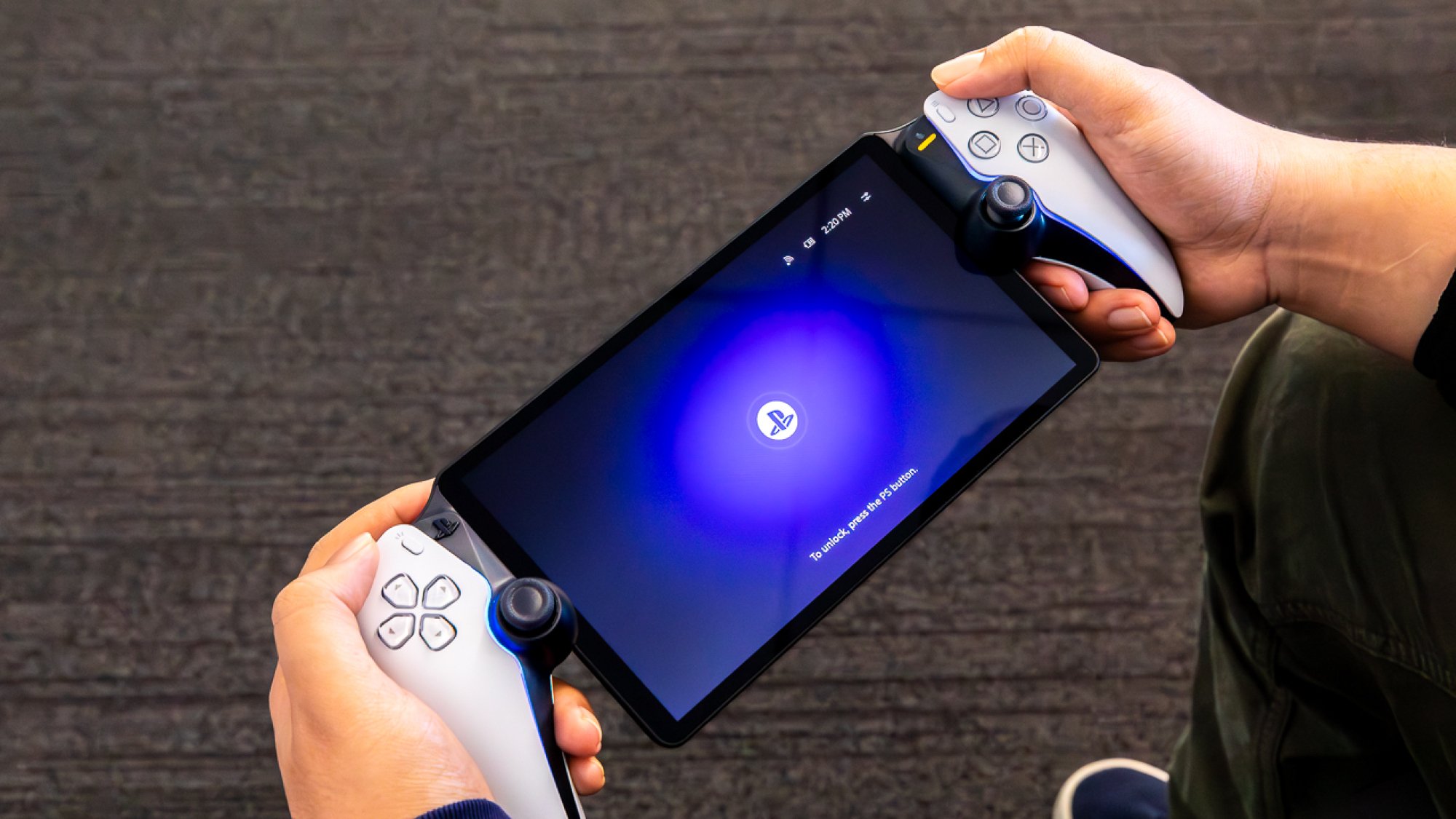 PlayStation Portal in hands