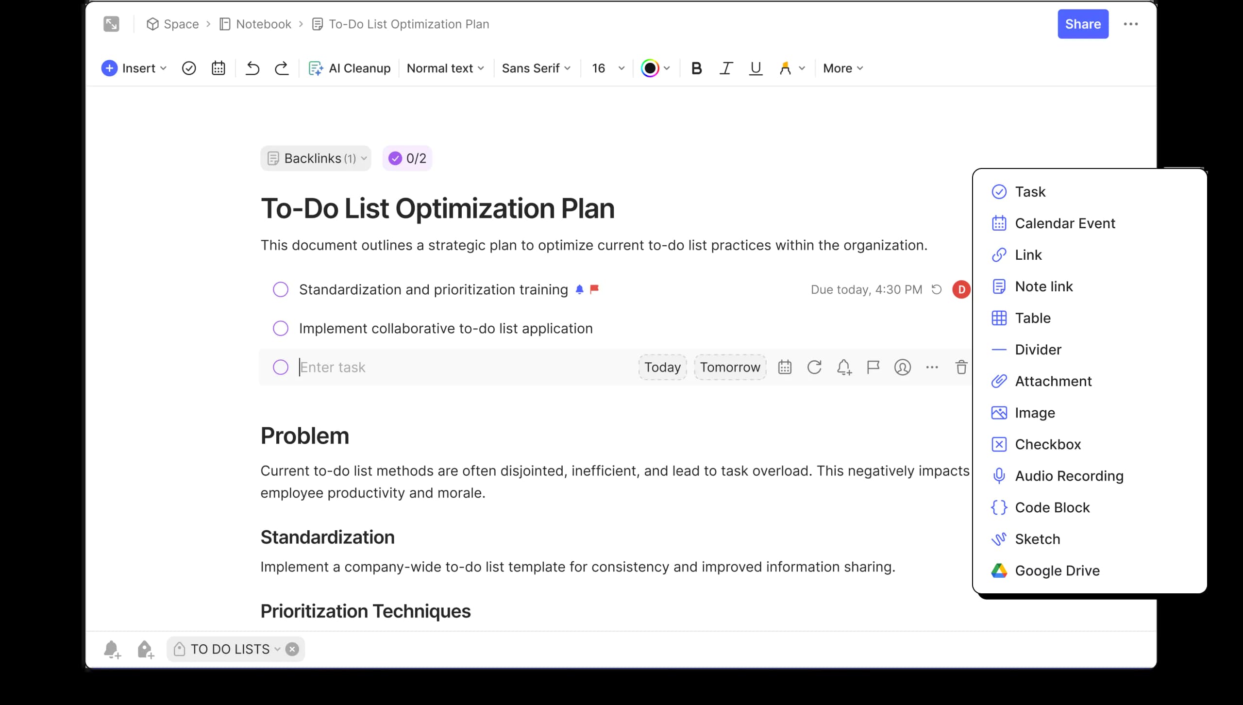 A UI rappresentation of [object Object]